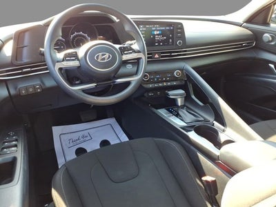 2022 Hyundai Elantra Hybrid Blue
