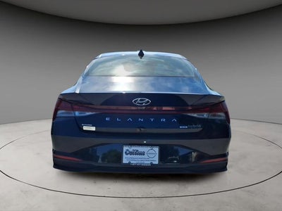 2022 Hyundai Elantra Hybrid Blue
