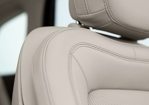 Fine craftsmanship is shown through a detailed image of front-seat stitching. | Bill Collins Lincoln of Louisville in Louisville KY