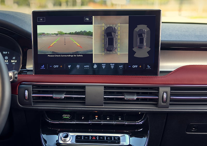 The large center touchscreen of a 2023 Lincoln Corsair® SUV is shown. | Bill Collins Lincoln of Louisville in Louisville KY
