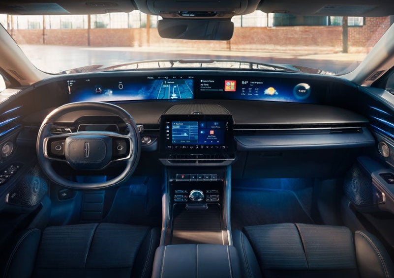 The panoramic display is shown in a 2025 Lincoln Nautilus® SUV. | Bill Collins Lincoln of Louisville in Louisville KY