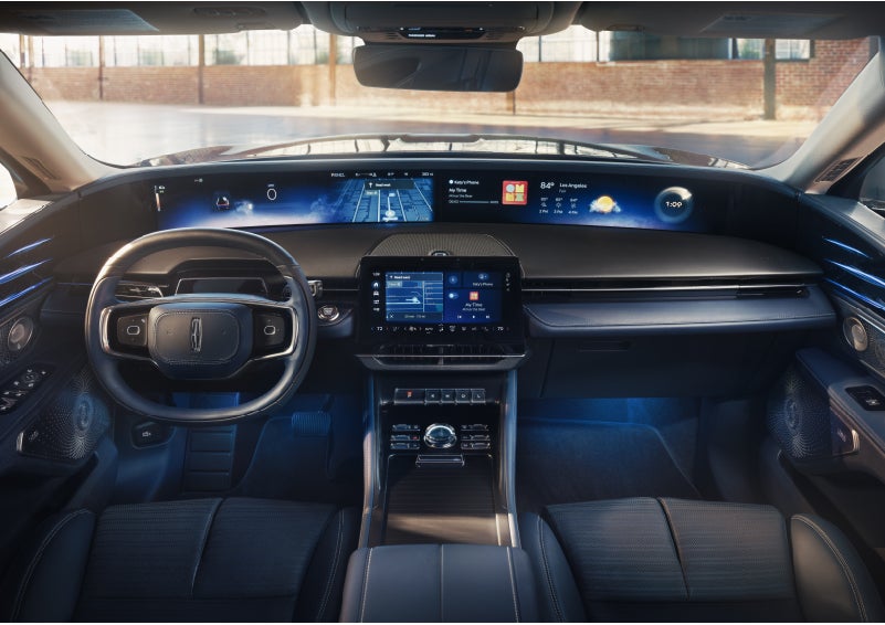 The panoramic display is shown in a 2026 Lincoln Nautilus® SUV. | Bill Collins Lincoln of Louisville in Louisville KY
