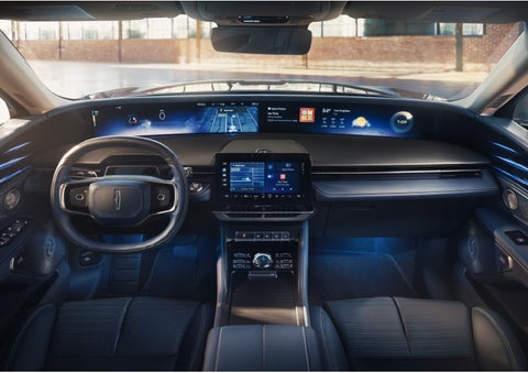 The panoramic display is shown in a 2026 Lincoln Nautilus® SUV. | Bill Collins Lincoln of Louisville in Louisville KY